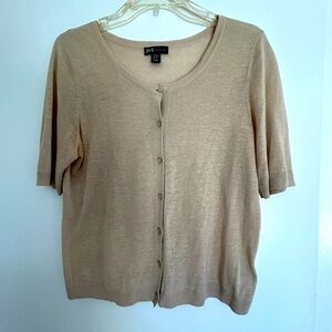 Jones New York Beige Knit Top